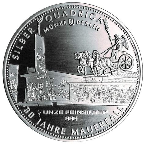 Silber Quadriga 2019 1 4 Unze Staatliche Münze Berlin