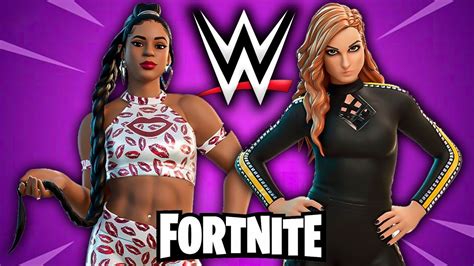 Wwe X Fortnite Skins De Becky Lynch Y Bianca Belair Youtube