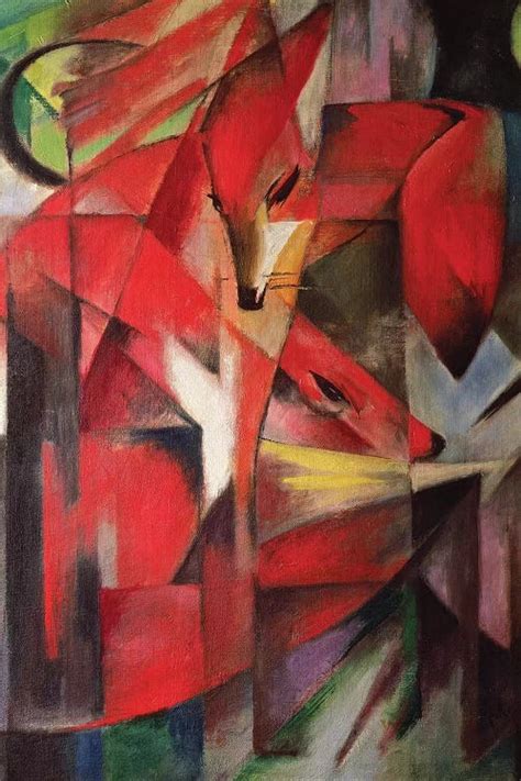 The Fox 1913 Canvas Print By Franz Marc Icanvas