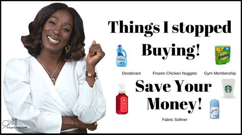 How To Save Money Stop Buying These Things Youtube