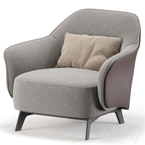 Poliform Kaori Armchair Arm Chair 3D Model