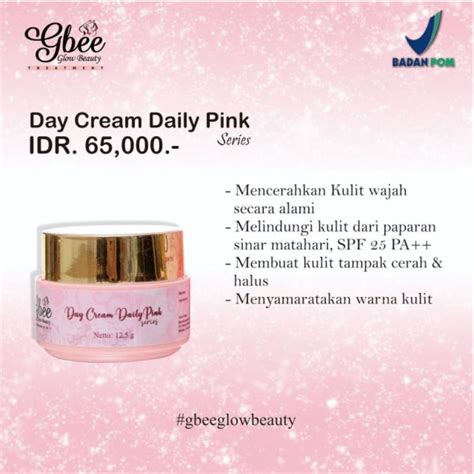 Jual Day Cream Pink Gbee Glow Beauty Bisa Cod Shopee Indonesia