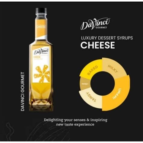 Jual Davinci Gourmet Syrup Cheese 750ml Shopee Indonesia