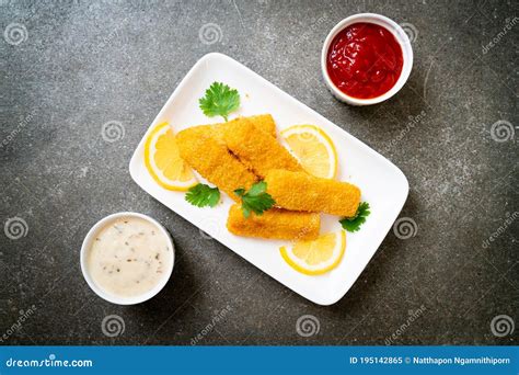 Fried Fish Finger Stick Or French Fries Fish Stock Image Image Of