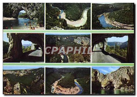 Carte Postale Moderne Paysages Du Vivarais Gorges De L Ardeche Pont D