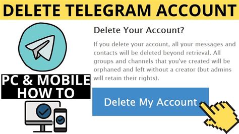 How To Delete Telegram Account Permanently Delete Telegram Account