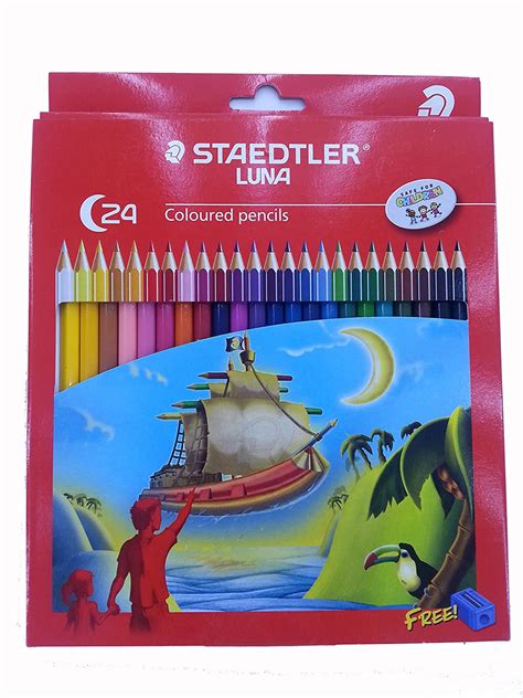 Staedtler Luna 24 Shade Coloured Pencil Set Starbox