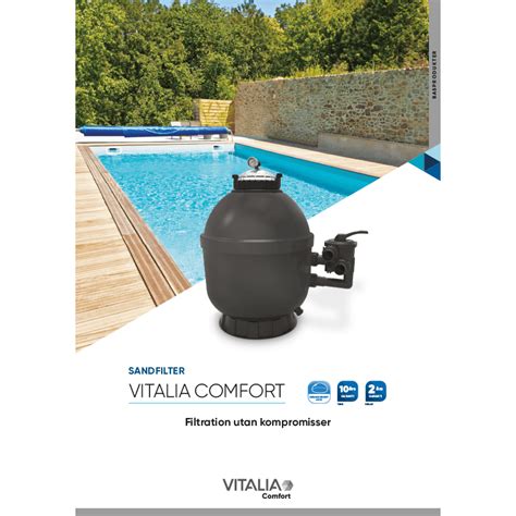 Produktblad Sandfilter VITALIA Comfort CF Group Scandinavia