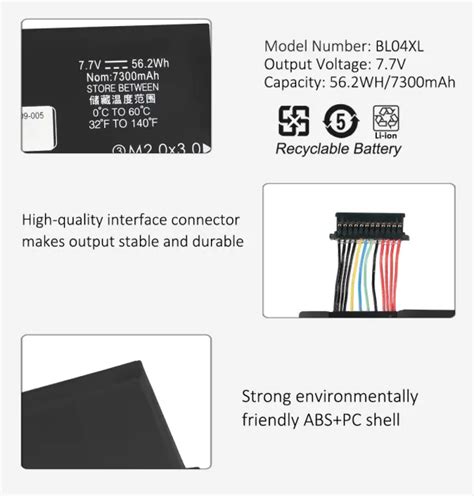 BL04XL Laptop Battery For HP EliteBook X360 1040 G5 G6 Series