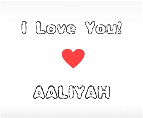 I Love You Aaliyah Pictures Declarations