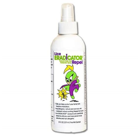 Lice Eradicator 8 Oz Natural Lice Repellant And Preventative Spray In