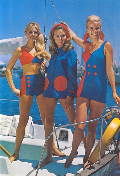 Models In Beachwear From The 1960s Photograph Leicestershire County