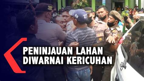 Kericuhan Warnai Peninjauan Lahan Sengketa Di Kabupaten Blitar