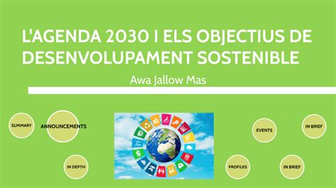 L Agenda 2030 I Els Objectius De Desenvolupament Sostenible By Naomi On