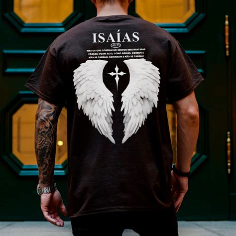 Camiseta Unissex Algod O Crist Evangelica Isa As Vers Culo