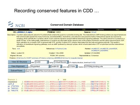 PPT CDD A Conserved Domain Database Aron Marchler Bauer NCBI