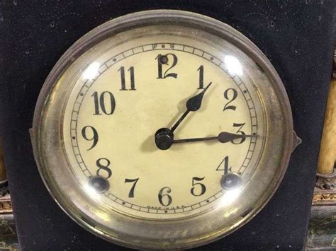 Vintage Mantle Clock Sherwood Auctions