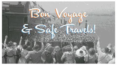 Bon Voyage Goodbye By Hallmark ECards Find Share On GIPHY