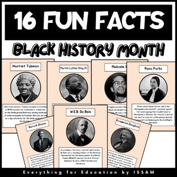 Fun Facts Black History Month Most Notable African American Figures