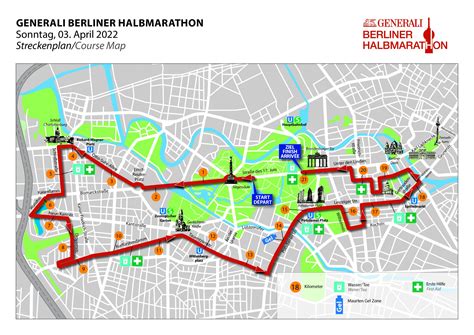 Berlin Marathon 2024 Streckenplan - Peg Leanna