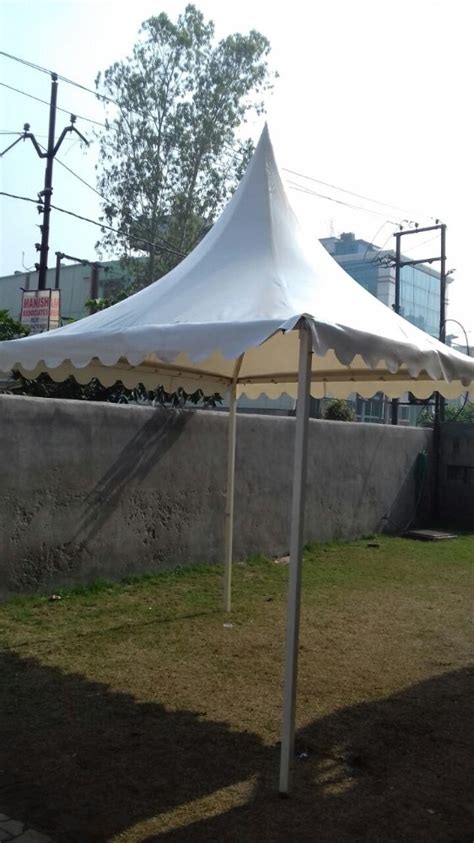 White Pvc Ms Pagoda Tent At Rs In Ghaziabad Id