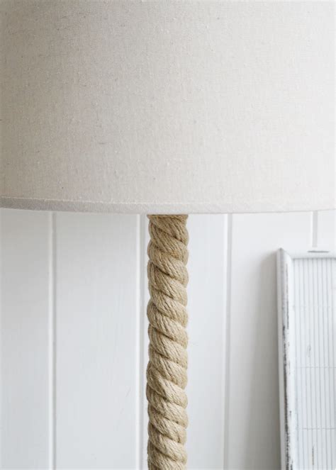 Rope Coastal Table Lamp The White Lighthouse Furniture