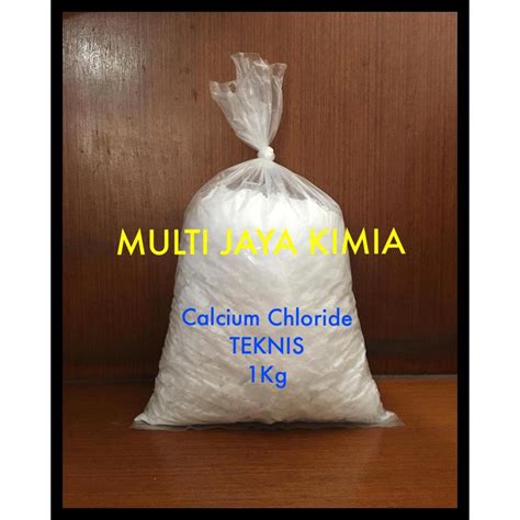 Jual Calcium Chloride Cacl Kalsium Klorida Teknis Kg Shopee