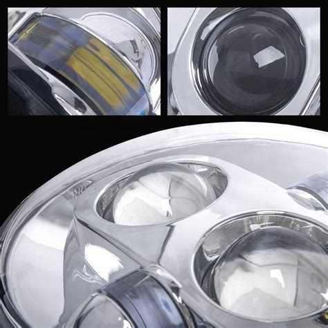 Harley 5 75 Led Headlight 40w Led 5 75 Inch Motorcycle Projector Headlight Waterproof For Sale