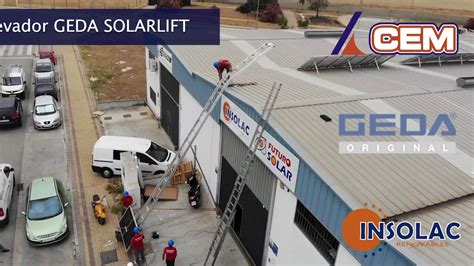 Elevador Placas Solares Geda Solarlift Youtube