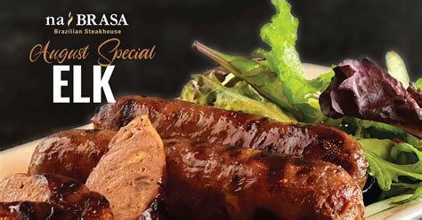 Elk Sausage Is Back For August Nabrasa