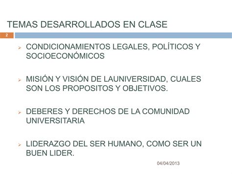 Resumen De Clases Del Taller De Universidad Y Buen Vivir PPT