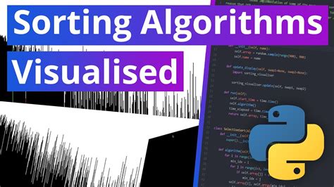 Python Sorting Algorithms Visualised 11 Sorting Algorithms Youtube