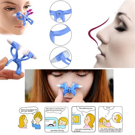 Nose Shaper Clip For Nose Up Lifting And Shaping 3 Pcs Nose Slimmer