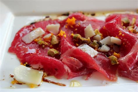 Carpaccio De Ternera Con Parmesano Y Aceite De Pistachos Cocinando Con