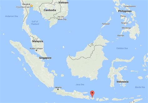 Where Is Bali Located On A World Map United States Map