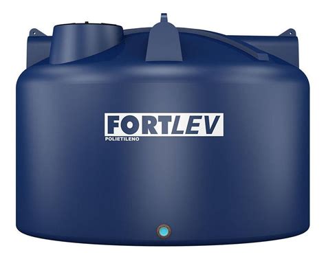 Tanque de água Fortlev Fortplus vertical polietileno 1000L de 0 8 m x 1