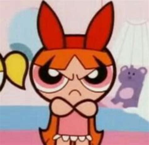 Blossom Angry And The Powerpuff Girls Image On Favim