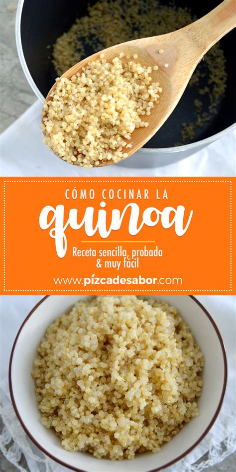 Cómo Cocinar La Quinoa Receta Sencilla Quinoa Recipes Easy Quinoa