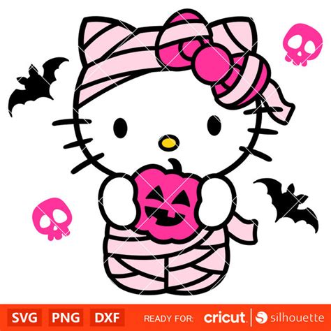 Mummy Hello Kitty Svg, Halloween Svg, Hello Kitty Svg, Kawai - Inspire ...