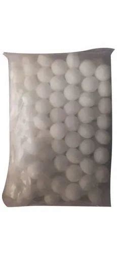 Round White Naphthalene Balls For Home Cupboard And Toilet Packaging