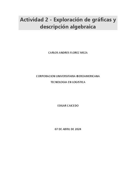 Calculo Act 2 Actividad 2 Calculo Diferencial Actividad 2