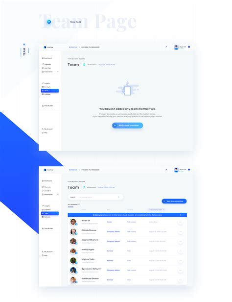 ChatFlow A Visual Flow Builder For Complex Chatbot Behance