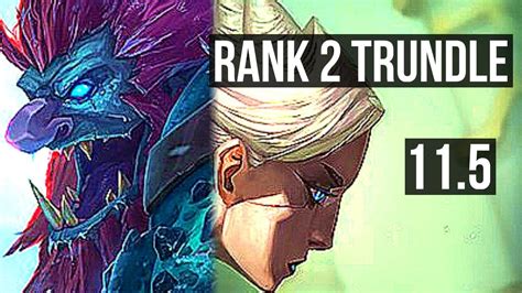 TRUNDLE Vs CAMILLE TOP DEFEAT Rank 2 Trundle 1 1M Mastery Rank