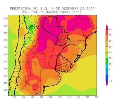 Ascenso térmico acompañado precipitaciones en gran parte del área