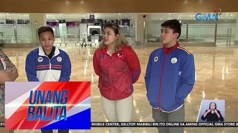 Phl Weightlifters Vanessa Sarno John Ceniza At Elreen Ando Balik