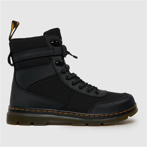 Dr Martens Black Combs Tech Junior Boots Shoefreak