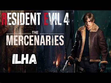 Resident Evil Remake The Mercenaries Leon Ilha Youtube