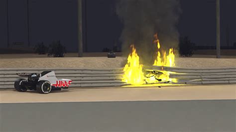 Grosjean 3d Crash Animation Crashalong