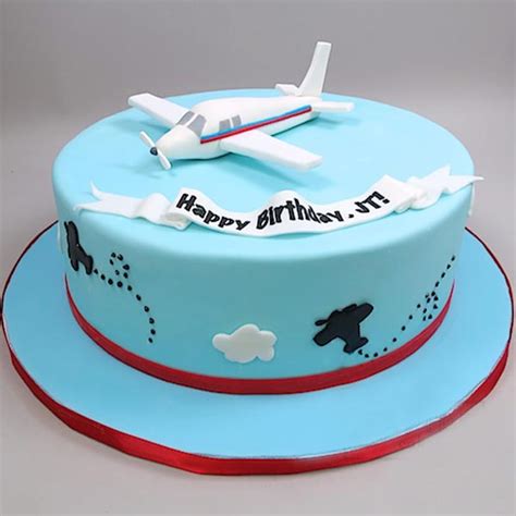 Send Personalized Pilot Themed Cake Online Gal Giftalove