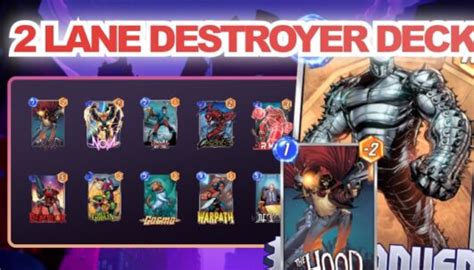 2 Lane Destroyer Pool 3 Destruct MARVEL SNAP Deck Guide AllClash